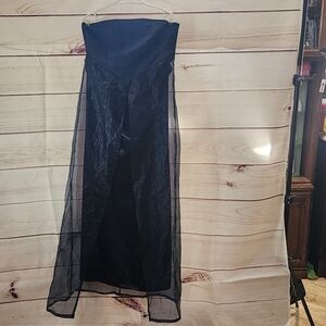 Size 10/12 strapless bridesmaid gown, custom